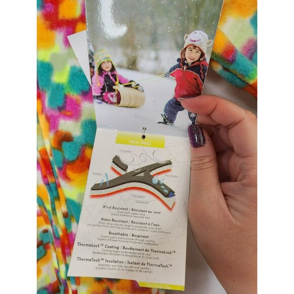 NWT Arctix Infant Snowflake Bunting Suit Size 9-12M Dots Print Multi - Picture 8 of 10